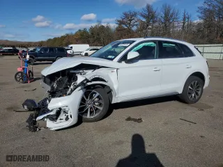 2023 Audi Q5 S line Premium Plus with VIN WA1EAAFY7P2002410, listed as a Copart auction lot 44522615 with 18,176 mi miles and Salvage Title. Bid and sale history available at carsss.com. Image 1.