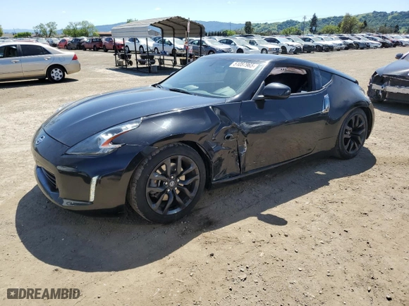 2020 Nissan 370Z Coupe with VIN JN1AZ4EH2LM823318, listed as a Copart auction lot 51087965 with 34,177 mi miles and Salvage Title. Bid and sale history available at carsss.com. Image 1.