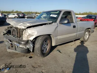 2004 Chevrolet Silverado 1500 LS with VIN 1GCEC14V24Z321550, listed as a Copart auction lot 75447474 with 165,225 mi miles and Salvage Title. Bid and sale history available at carsss.com. Image 1.