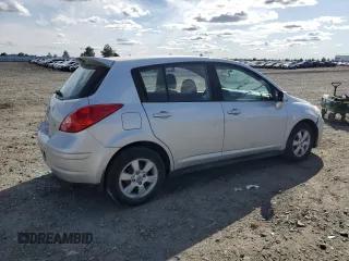 2008 Nissan Versa 1.8 SL with VIN 3N1BC13E78L392974, listed as a Copart auction lot 53056655 with 79,370 mi miles and Salvage Title. Bid and sale history available at carsss.com. Image 3.