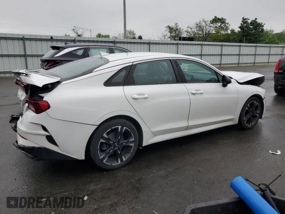 2022 Kia K5 GT-Line z VIN 5XXG64J20NG122075, wystawiony jako Copart lot #56356875 z przebiegiem 54 554 mil mil oraz Szkoda całkowita • Salvage title. Historia ofert i sprzedaży dostępna na DreamBid. Obrazek 3.