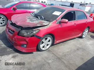 2009 Toyota Corolla XRS with VIN 1NXBE40E49Z011355, listed as a IAAI auction lot 42169188 with Not Provided miles. Bid and sale history available at carsss.com. Image 2.