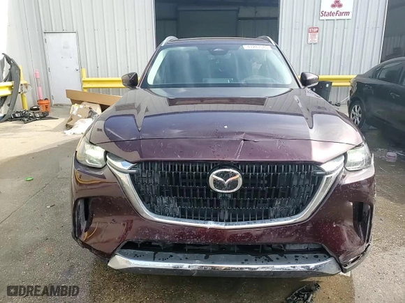 2024 Mazda CX-90 3.3 Turbo Premium with VIN JM3KKDHDXR1111543, listed as a Copart auction lot 47287085 with 27,434 mi miles and Salvage Title. Bid and sale history available at carsss.com. Image 14.