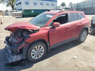 2022 Toyota Corolla Cross LE with VIN 7MUCAABG8NV008867, listed as a Copart auction lot 57232415 with 48,670 mi miles and Salvage title. Bid and sale history available at DreamBid. Image 1.
