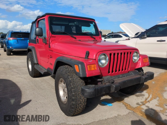 2006 Jeep Wrangler Sport with VIN 1J4FA49S06P718273, listed as a Copart auction lot 74676564 with 0 mi miles and Salvage Title. Bid and sale history available at carsss.com. Image 4.