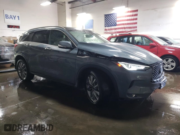 2022 Infiniti QX50 Luxe z VIN 3PCAJ5BB1NF113221, wystawiony jako Copart lot #83482814 z przebiegiem 29 274 mil mil oraz Szkoda całkowita • Salvage title. Historia ofert i sprzedaży dostępna na DreamBid. Obrazek 4.