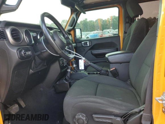 2021 Jeep Gladiator Sport S с VIN 1C6HJTAG9ML561192, выставлен на аукционе Copart как лот 61616395 с пробегом 76 399 миль миль и Списание • Salvage title. История ставок и продаж доступна на DreamBid. Изображение 7.