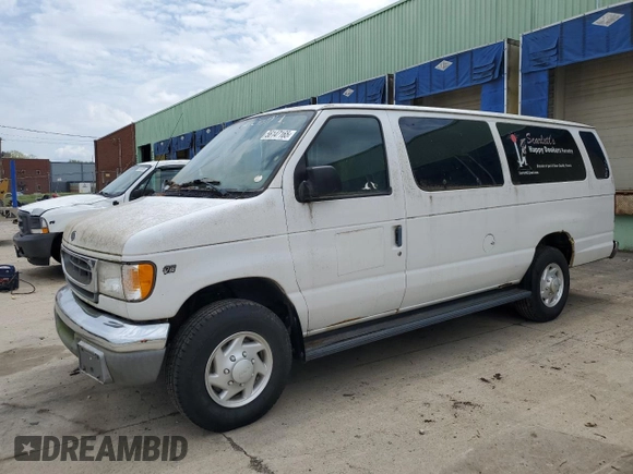 2001 Ford Econoline Passenger XL with VIN 1FBSS31L31HA96582, listed as a Copart auction lot 56147165 with 138,381 mi miles and Clean title. Bid and sale history available at DreamBid. Image 1.