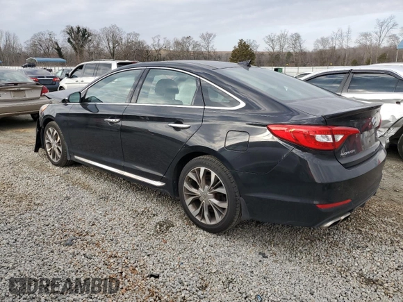 2015 Hyundai Sonata Sport z VIN 5NPE34AB3FH132587, wystawiony jako Copart lot #43991865 z przebiegiem 164 949 mil mil oraz Szkoda całkowita • Salvage title. Historia ofert i sprzedaży dostępna na DreamBid. Obrazek 2.