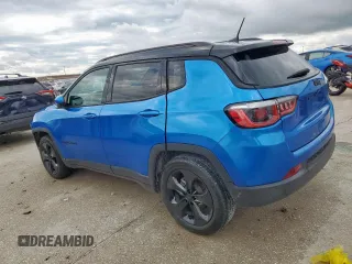2019 Jeep Compass Latitude with VIN 3C4NJCBB0KT715532, listed as a Copart auction lot 55669805 with 78,036 mi miles and Salvage title. Bid and sale history available at DreamBid. Image 2.