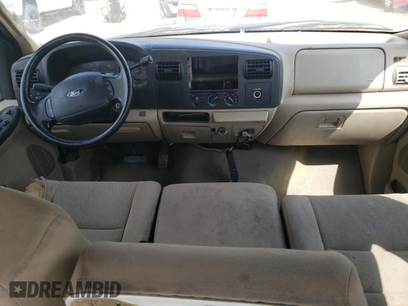 2005 Ford Super Duty F-250 XL with VIN 1FTSW20P75EC76377, listed as a Copart auction lot 53994404 with 288,077 mi miles and Salvage Title. Bid and sale history available at carsss.com. Image 8.