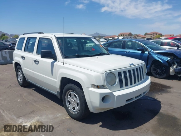 2008 Jeep Patriot Sport with VIN 1J8FT28098D722050, listed as a IAAI auction lot 42173974 with 125,343 mi miles and . Bid and sale history available at DreamBid. Image 1.