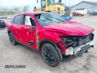 2024 Honda HR-V Sport with VIN 3CZRZ2H52RM734779, listed as a IAAI auction lot 42112615 with 9,651 mi miles and . Bid and sale history available at DreamBid. Image 1.