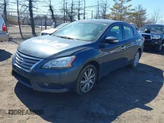 2013 Nissan Sentra SV with VIN 3N1AB7AP7DL619824, listed as a IAAI auction lot 41909137 with 98,357 mi miles. Bid and sale history available at carsss.com. Image 2.