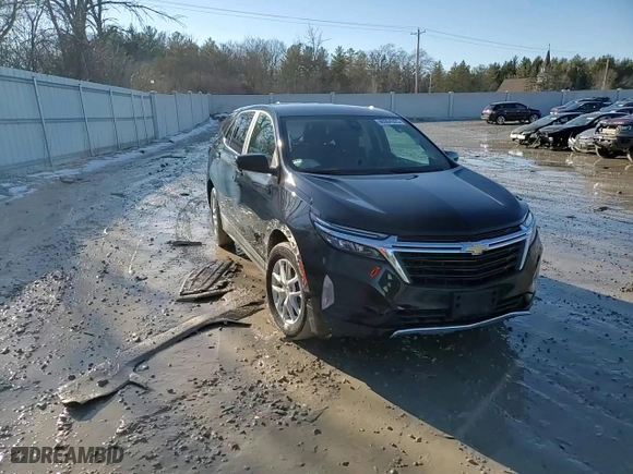 2022 Chevrolet Equinox LT with VIN 2GNAXUEV1N6119628, listed as a Copart auction lot 46064325 with 45,848 mi miles and Salvage Title. Bid and sale history available at carsss.com. Image 14.