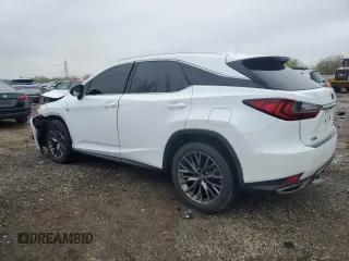 2020 Lexus RX 350 F Sport Performance with VIN 2T2YZMDA5LC223966, listed as a Copart auction lot 54944185 with 62,392 mi miles and Salvage title. Bid and sale history available at DreamBid. Image 2.