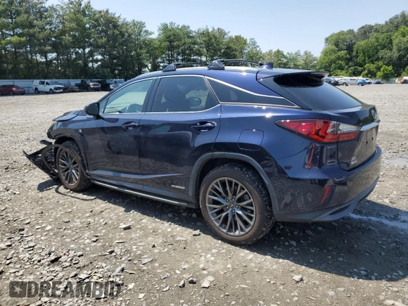 2019 Lexus RX 450h with VIN 2T2BGMCA9KC042350, listed as a Copart auction lot 61851905 with 66,497 mi miles and Salvage title. Bid and sale history available at DreamBid. Image 2.