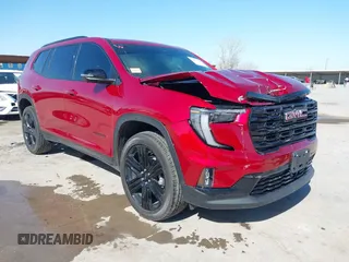 2025 GMC Acadia AWD Elevation z VIN 1GKENNRS0SJ118513, wystawiony jako IAAI lot #41821990 z przebiegiem 1114 mil mil oraz . Historia ofert i sprzedaży dostępna na DreamBid. Obrazek 1.