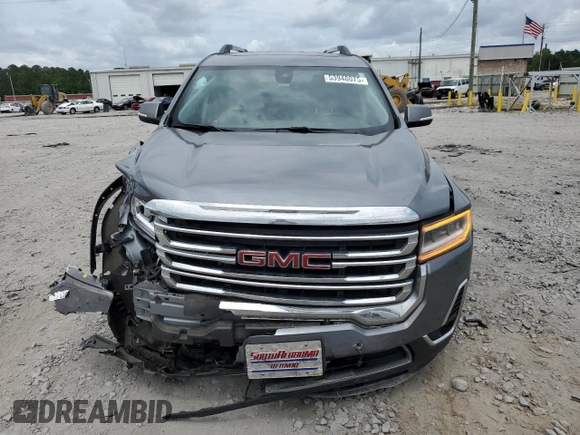2021 GMC Acadia SLT with VIN 1GKKNMLS2MZ221040, listed as a Copart auction lot 53948075 with 60,305 mi miles and Salvage Title. Bid and sale history available at DreamBid. Image 5.