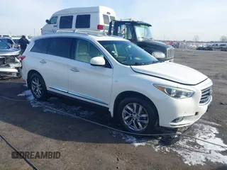 2015 Infiniti QX60 with VIN 5N1AL0MM0FC515589, listed as a IAAI auction lot 41420447 with 172,570 mi miles and . Bid and sale history available at DreamBid. Image 1.