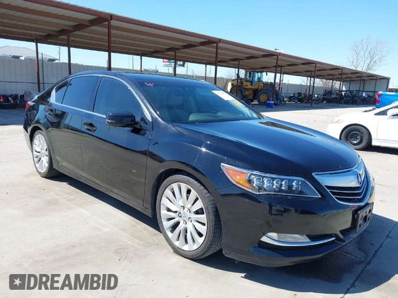 2014 Acura RLX Tech Pkg with VIN JH4KC1F58EC000728, listed as a IAAI auction lot 41752604 with 187,996 mi miles. Bid and sale history available at carsss.com. Image 1.