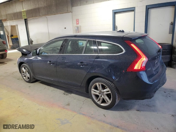 2015 Volvo V60 T5 Drive-E Premier with VIN YV140MEK6F1225040, listed as a Copart auction lot 83715894 with 163,912 mi miles and Salvage Title. Bid and sale history available at carsss.com. Image 2.