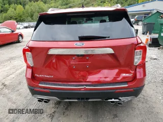 2023 Ford Explorer Platinum with VIN 1FM5K8HC1PGB15491, listed as a Copart auction lot 73356724 with 3,374 mi miles and Salvage title. Bid and sale history available at DreamBid. Image 6.