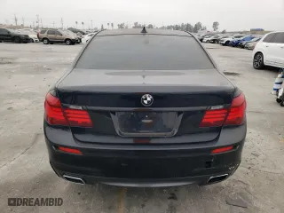 2013 BMW 7 Series 740Li with VIN WBAYE4C51DD137687, listed as a Copart auction lot 76103944 with 134,609 mi miles and Salvage Title. Bid and sale history available at carsss.com. Image 6.