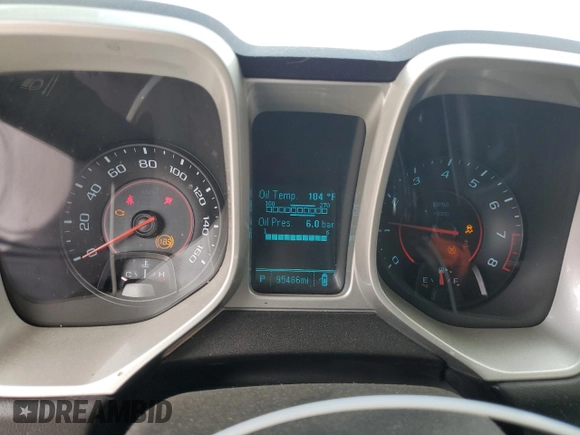 2014 Chevrolet Camaro LT with VIN 2G1FB3D39E9193829, listed as a Copart auction lot 52570805 with 95,486 mi miles and Salvage title. Bid and sale history available at DreamBid. Image 9.