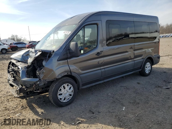 2016 Ford Transit XL with VIN 1FBAX2CG0GKA01270, listed as a Copart auction lot 46276735 with Not provided miles and Salvage title. Bid and sale history available at DreamBid. Image 1.