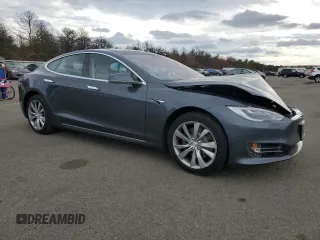 2017 Tesla Model S 60 with VIN 5YJSA1E14HF195384, listed as a Copart auction lot 78435364 with 49,736 mi miles and Salvage title. Bid and sale history available at DreamBid. Image 4.