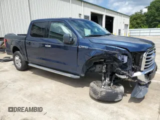 2016 Ford F-150 XLT with VIN 1FTEW1EF1GFB62329, listed as a Copart auction lot 58392935 with 76,169 mi miles and Salvage title. Bid and sale history available at DreamBid. Image 4.