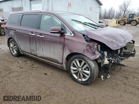 2018 Kia Sedona SX-L with VIN KNDME5C16J6375796, listed as a Copart auction lot 83982744 with 108,289 mi miles and Clean Title. Bid and sale history available at carsss.com. Image 4.