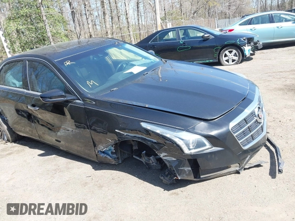 2014 Cadillac CTS Luxury RWD with VIN 1G6AR5SX4E0165254, listed as a IAAI auction lot 41938674 with 54,470 mi miles. Bid and sale history available at carsss.com. Image 6.