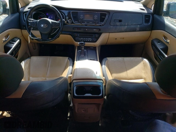 2015 Kia Sedona EX with VIN KNDMC5C16F6026229, listed as a Copart auction lot 50237325 with 224,183 mi miles and Salvage Title. Bid and sale history available at DreamBid. Image 8.