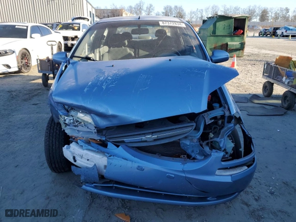 2004 Chevrolet Aveo with VIN KL1TD52654B269595, listed as a Copart auction lot 87372834 with 109,468 mi miles and Salvage Title. Bid and sale history available at carsss.com. Image 5.