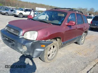 2004 Hyundai Santa Fe GLS with VIN KM8SC13D14U777995, listed as a IAAI auction lot 41874600 with 240,241 mi miles. Bid and sale history available at carsss.com. Image 2.
