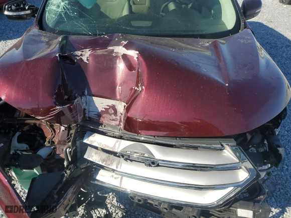 2017 Ford Edge Titanium with VIN 2FMPK3K85HBC59537, listed as a Copart auction lot 46363845 with 24,335 mi miles and Salvage Title. Bid and sale history available at carsss.com. Image 12.
