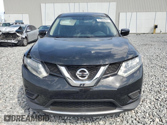 2016 Nissan Rogue SV with VIN JN8AT2MT7GW005493, listed as a Copart auction lot 51966295 with 58,243 mi miles and Non Repairable. Bid and sale history available at carsss.com. Image 5.