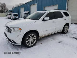2017 Dodge Durango Citadel with VIN 1C4SDJETXHC611282, listed as a Copart auction lot 78170864 with 73,939 mi miles and Clean Title. Bid and sale history available at carsss.com. Image 1.
