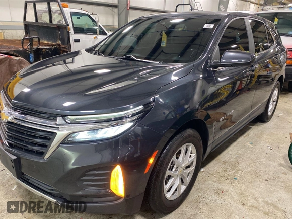 2022 Chevrolet Equinox LT z VIN 2GNAXJEV5N6108503, wystawiony jako IAAI lot #42418793 z przebiegiem 94 331 mil mil oraz . Historia ofert i sprzedaży dostępna na DreamBid. Obrazek 3.
