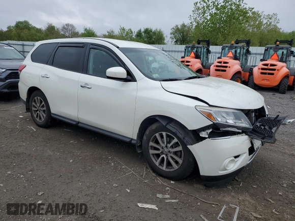 2015 Nissan Pathfinder Platinum with VIN 5N1AR2MM6FC640557, listed as a Copart auction lot 55948055 with 136,461 mi miles and Clean title. Bid and sale history available at DreamBid. Image 4.
