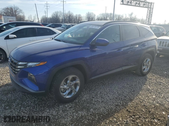 2024 Hyundai Tucson SEL with VIN 5NMJBCDE0RH314587, listed as a Copart auction lot 49675375 with 17,320 mi miles and Salvage Title. Bid and sale history available at carsss.com. Image 1.