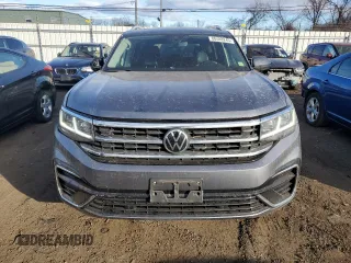 2022 Volkswagen Atlas 3.6L V6 SEL R-Line with VIN 1V2AR2CA1NC517564, listed as a Copart auction lot 88488245 with 80,121 mi miles and Salvage Title. Bid and sale history available at carsss.com. Image 5.