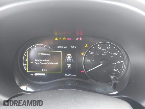 2023 Nissan Kicks SV with VIN 3N1CP5CVXPL552957, listed as a IAAI auction lot 42264347 with 29,463 mi miles and . Bid and sale history available at DreamBid. Image 7.