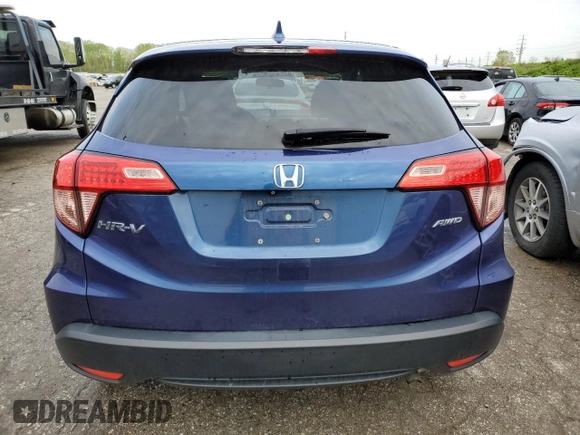 2016 Honda HR-V EX with VIN 3CZRU6H51GM706636, listed as a Copart auction lot 49734804 with 137,388 mi miles and Salvage Title. Bid and sale history available at carsss.com. Image 6.