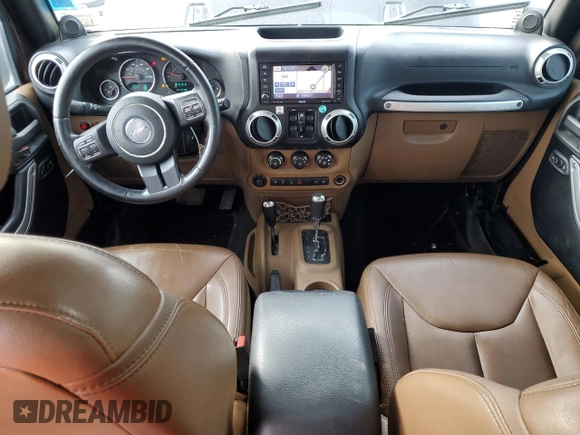 2013 Jeep Wrangler Unlimited Sahara with VIN 1C4HJWEG0DL658138, listed as a Copart auction lot 63792855 with Not provided miles and Clean title. Bid and sale history available at DreamBid. Image 8.