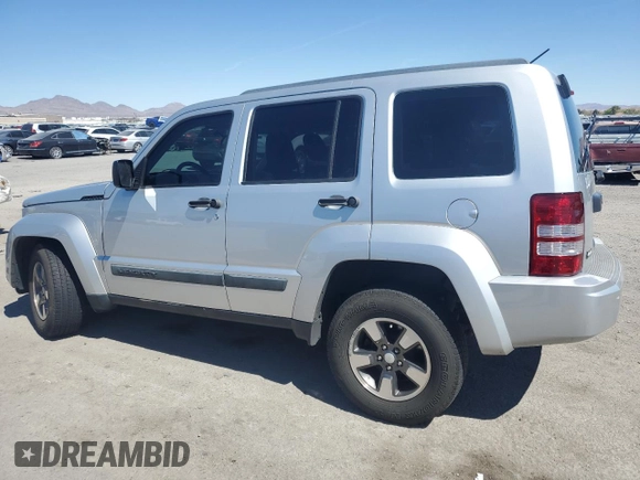 2008 Jeep Liberty Sport with VIN 1J8GP28K58W164812, listed as a Copart auction lot 50407975 with 120,131 mi miles and Salvage Title. Bid and sale history available at carsss.com. Image 2.