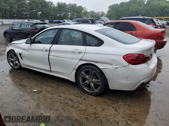 2018 BMW 4 Series 440i z VIN WBA4J5C57JBF07020, wystawiony jako Copart lot #58062735 z przebiegiem 20 708 mil mil oraz Szkoda całkowita • Salvage title. Historia ofert i sprzedaży dostępna na DreamBid. Obrazek 2.