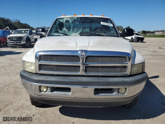 2002 Dodge Ram 3500 with VIN 3B7MF33C42M204856, listed as a Copart auction lot 75734824 with 109,735 mi miles and Salvage Title. Bid and sale history available at carsss.com. Image 5.